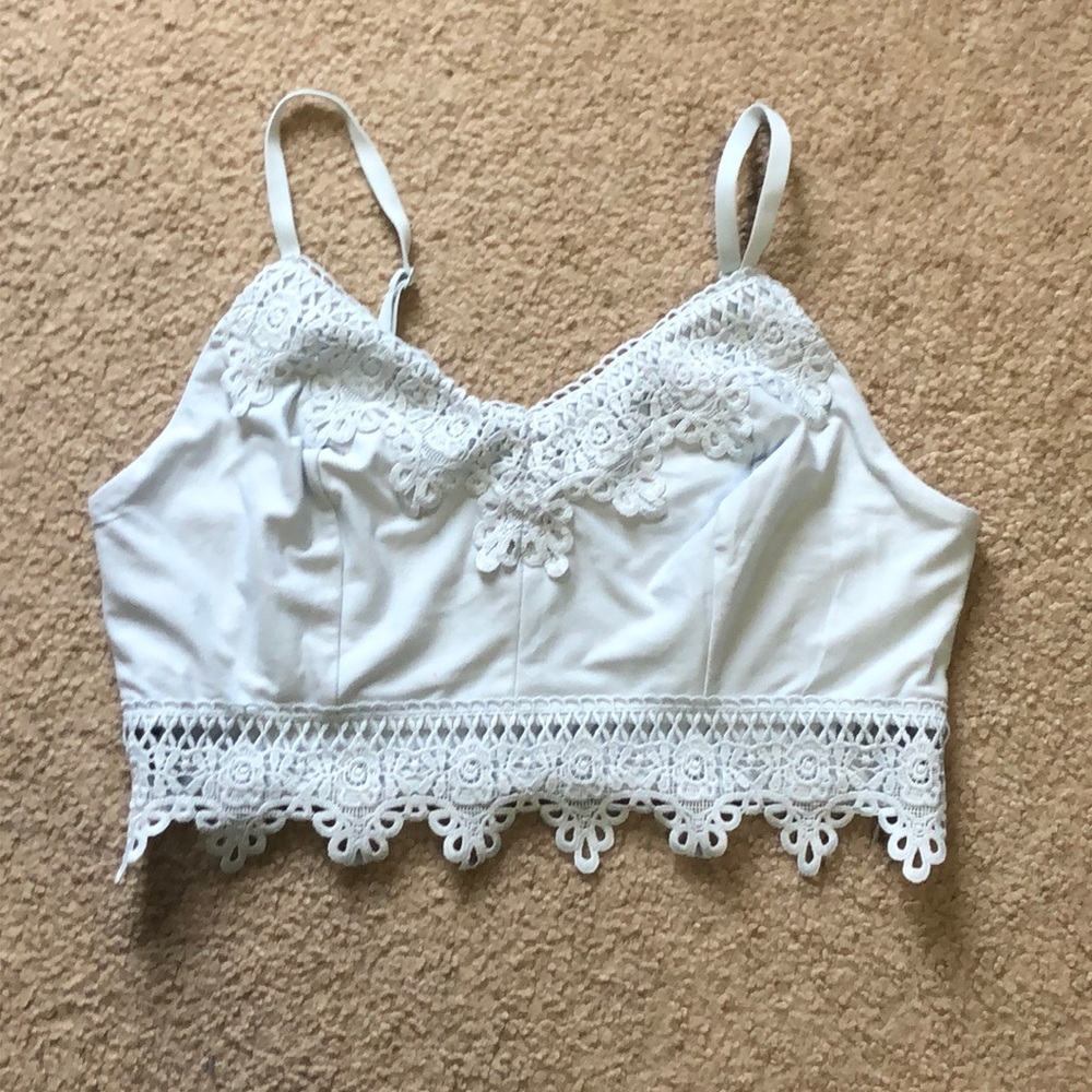 Light Blue Mudd Crop Top, Like New!